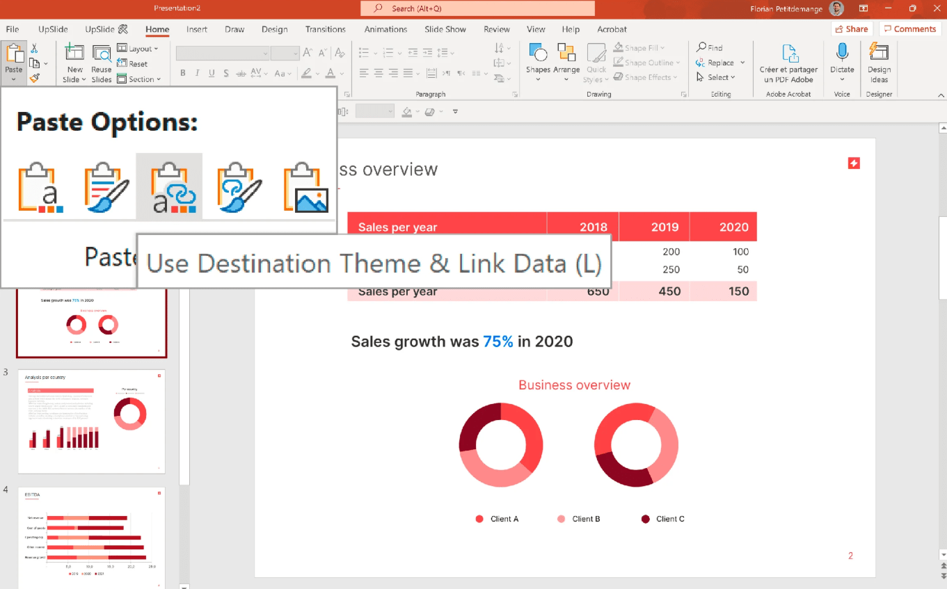 بررسی صفر تا صد Excel Link به پاورپوینت