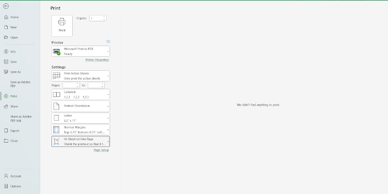 نحوه تبدیل فایل اکسل به پیدیاف