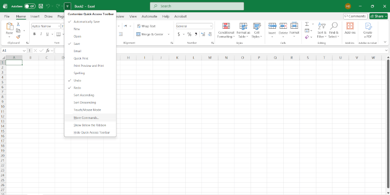 Choose Commands From