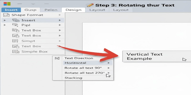 آموزش عمودی نوشتن در ورد | آموزش تصویری + نحوه ترازبندی متن