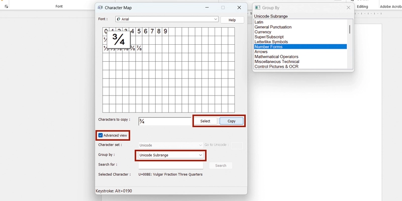 کپی پیست کردن نماد