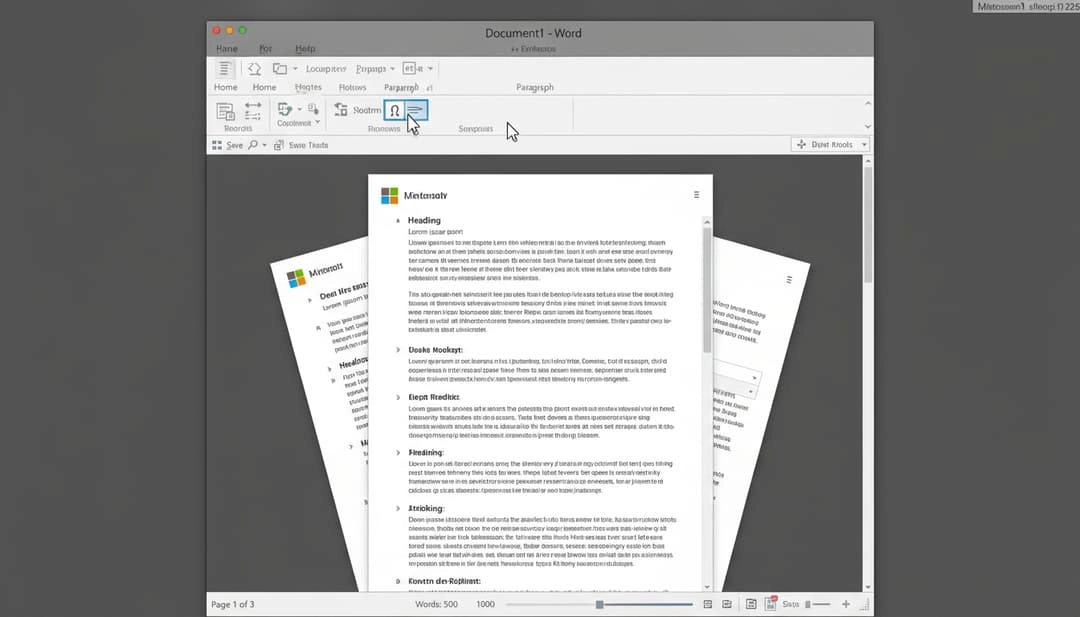 حذف یک صفحه در ورد
