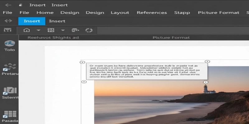 قدم اول وارد کردن عکس به ورد