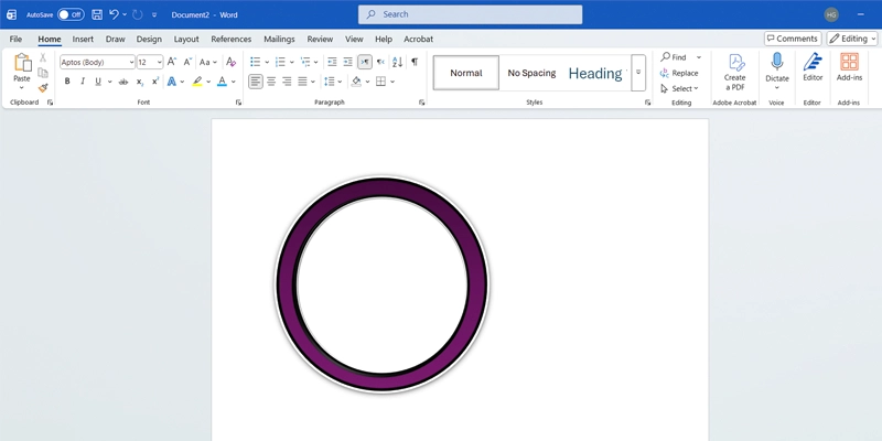 طراحی لیبل در ورد