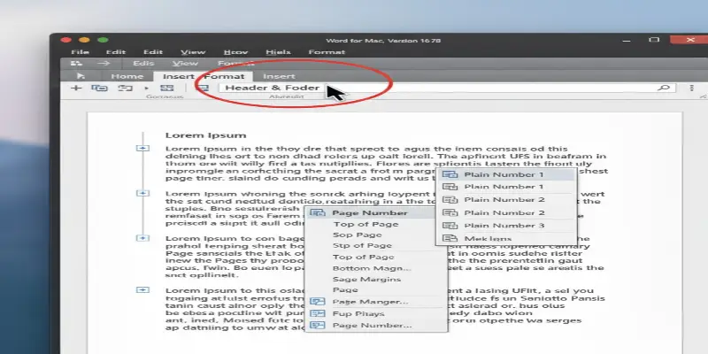 تبدیل اعداد انگلیسی به فارسی (و برعکس) در شماره زدن صفحه در ورد
