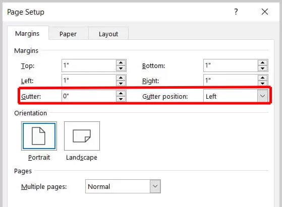 شیرازه یا فضای صحافی