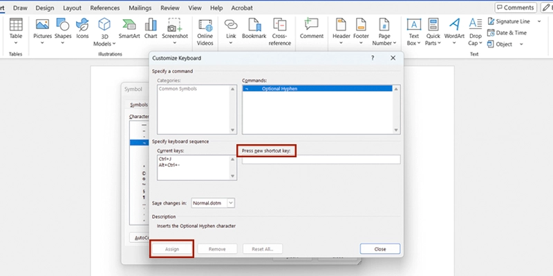 استفاده از گزینه Symbol