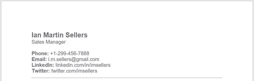 ساخت رزومه در ورد انتخاب هدر رزومه